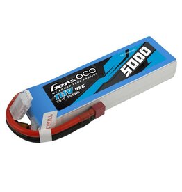 Gens Ace GEA3S500045D	 	11.1V 5000mAh, 3S 45C LiPo, Deans