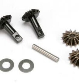 Traxxas Gear set, differential (output gears (2)/ spider gears (2)/ spider gear shaft)