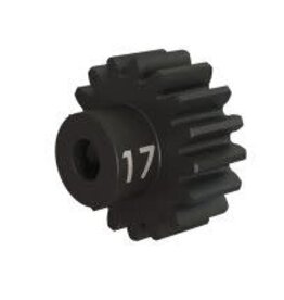 Traxxas 3947x Gear, 17-T pinion (32-p), heavy duty (machined, hardened steel)/ set screw