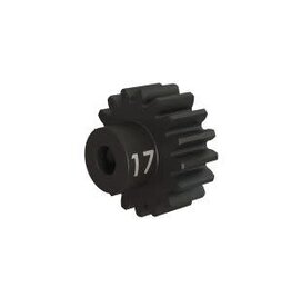 Traxxas 3947x Gear, 17-T pinion (32-p), heavy duty (machined, hardened steel)/ set screw