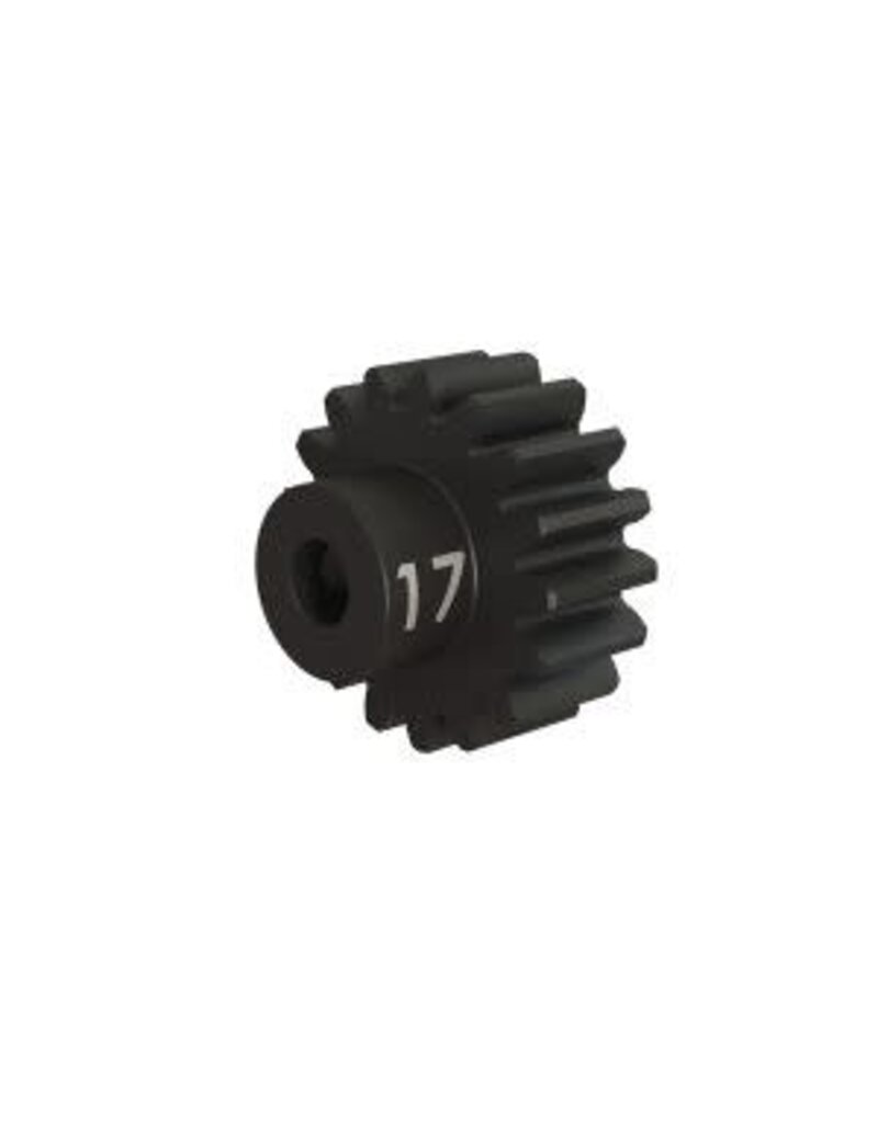 Traxxas 3947x Gear, 17-T pinion (32-p), heavy duty (machined, hardened steel)/ set screw