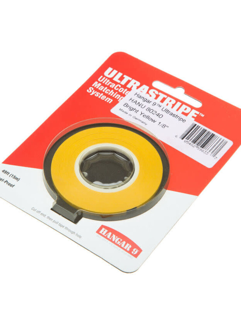 Hanger 9 HANU80240	 UltraStripe, Bright Yellow 1/8"