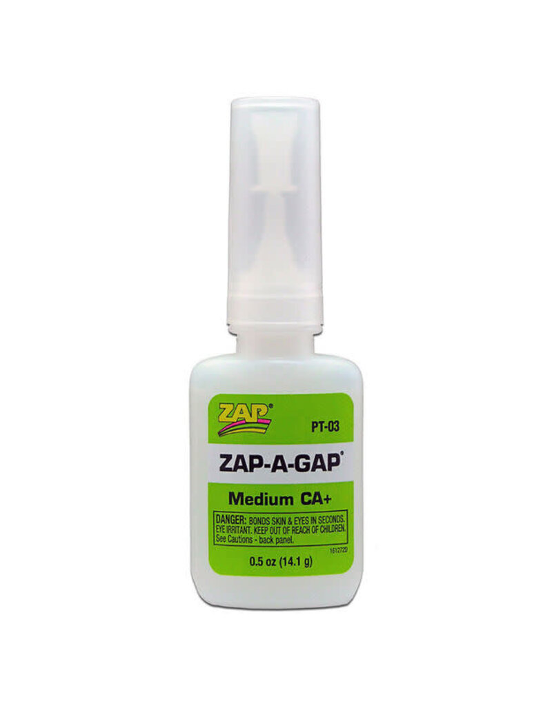 Zap PAAPT03	 ZAP A Gap CA+ Glue, 1/2 oz