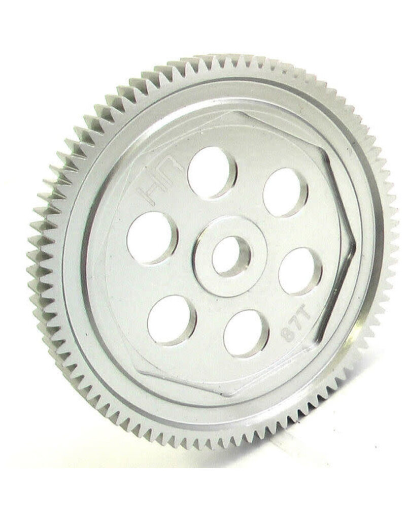 Hot Racing HRASCT887H	 Hard Anodized Aluminum Spur Gear (87t 48p): ASC