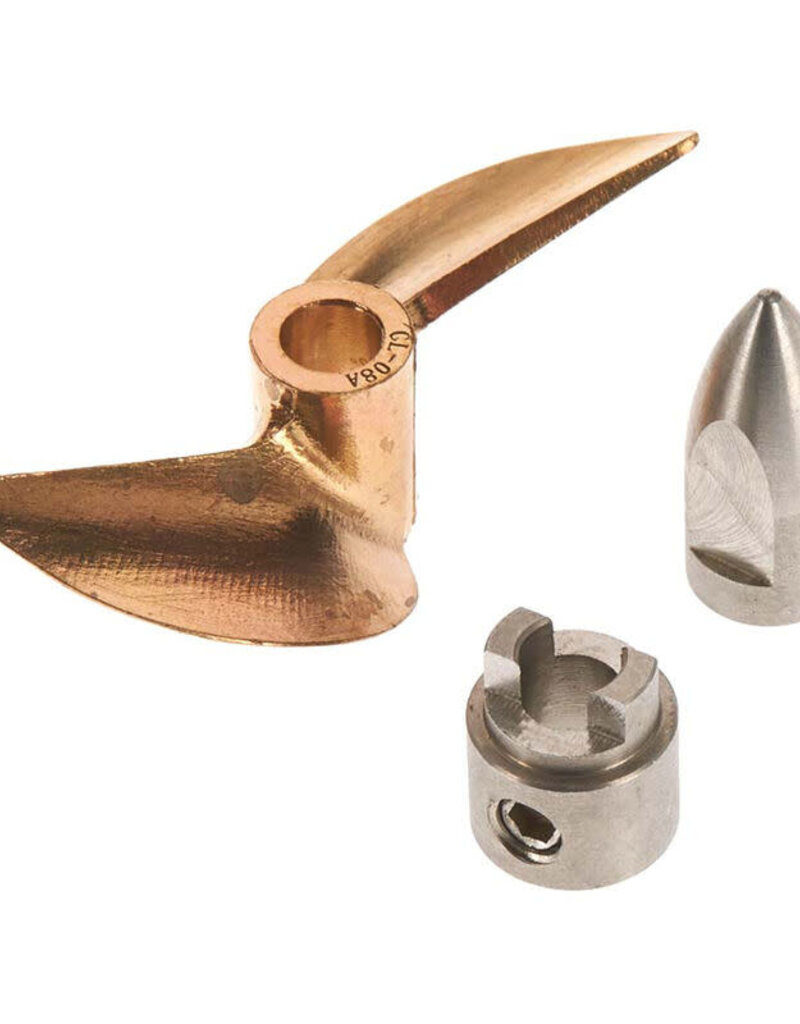 Hot Racing HRASPN1000E	 Brass Prop set W/ BulletNut & DriveDog:M41,Spartan