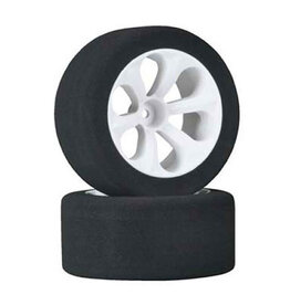 Jaco JAC2040	 Rear Prism Racing Tire/Whl Pink (2): Jato, ST, RU