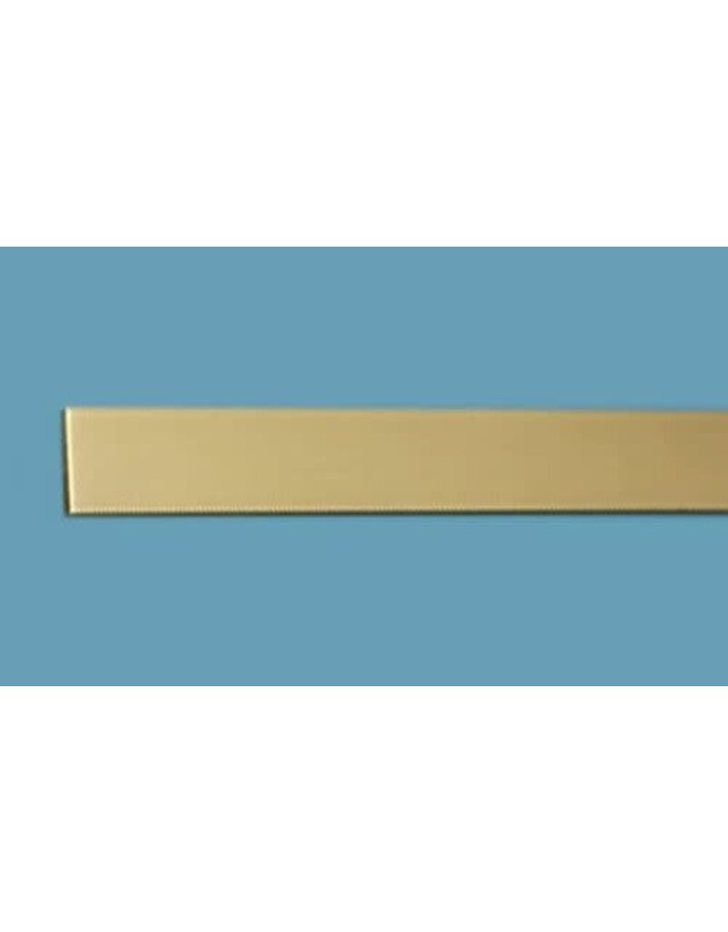 K&S KNS-8248	.064"x1"x12" Brass Strips (1)