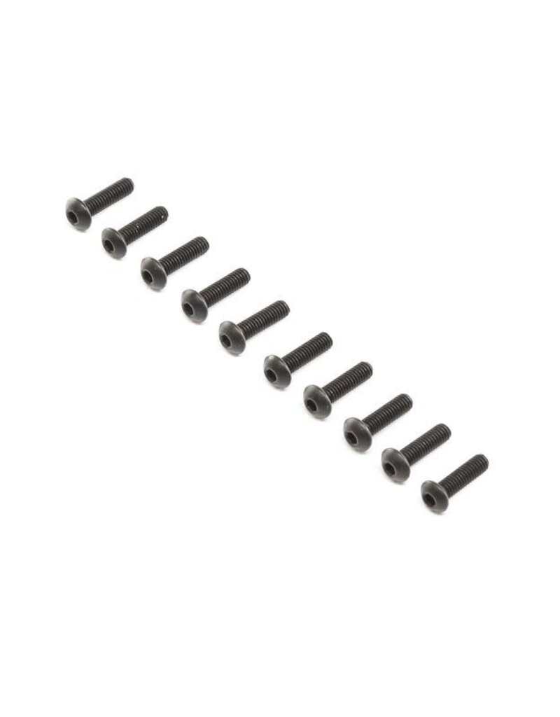 losi LOS255014	 Button Head Screws, Stl, BO, M4 x 14mm (10)