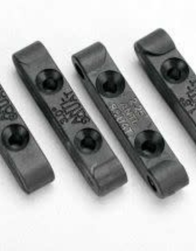 Traxxas 5559 Mounts, suspension pin (rear anti-squat blocks) (1.5, 2.25, 3.0 & 3.75 degree) (1 each)