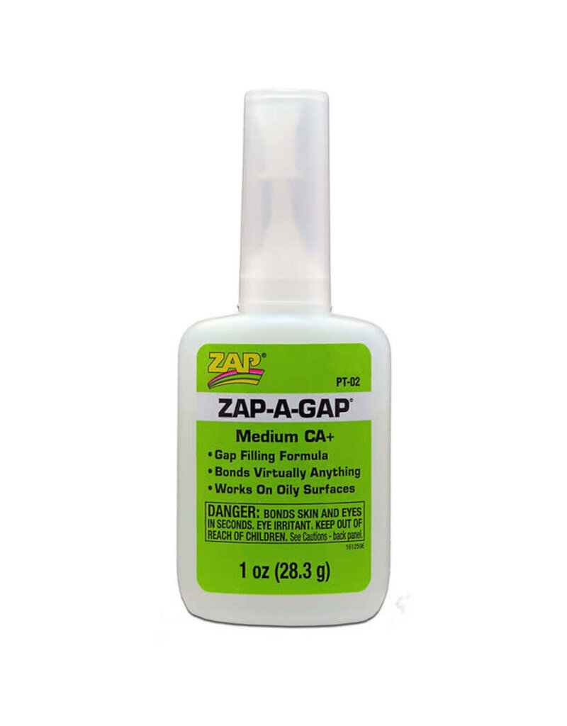 Zap PAAPT02	 ZAP A Gap CA+ Glue, 1 oz