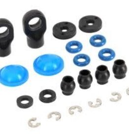 Traxxas 7062 Rebuild kit, GTR composite shocks (x-rings, bladders, pistons, e-clips, shock rod ends, hollow balls) (renews 2 shocks)