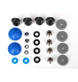 Traxxas 7463 Rebuild kit, GTR long/xx-long shocks (x-rings, bladders, pistons, piston nuts, shock rod ends, hollow balls) (renews 2 shocks)