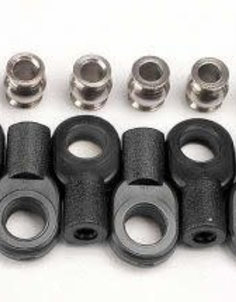 Traxxas 2742X Rod ends, short (6)/ hollow balls (6)