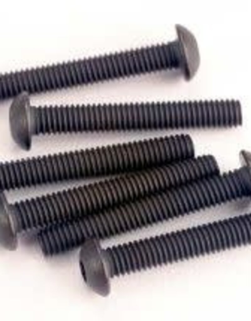 Traxxas 2580 Screws, 3x20mm button-head machine (hex drive) (6)