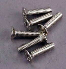 Traxxas 3178 Screws, 3x12mm countersunk machine (6)