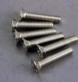 Traxxas 3179 Screws, 3x15mm countersunk machine (6)