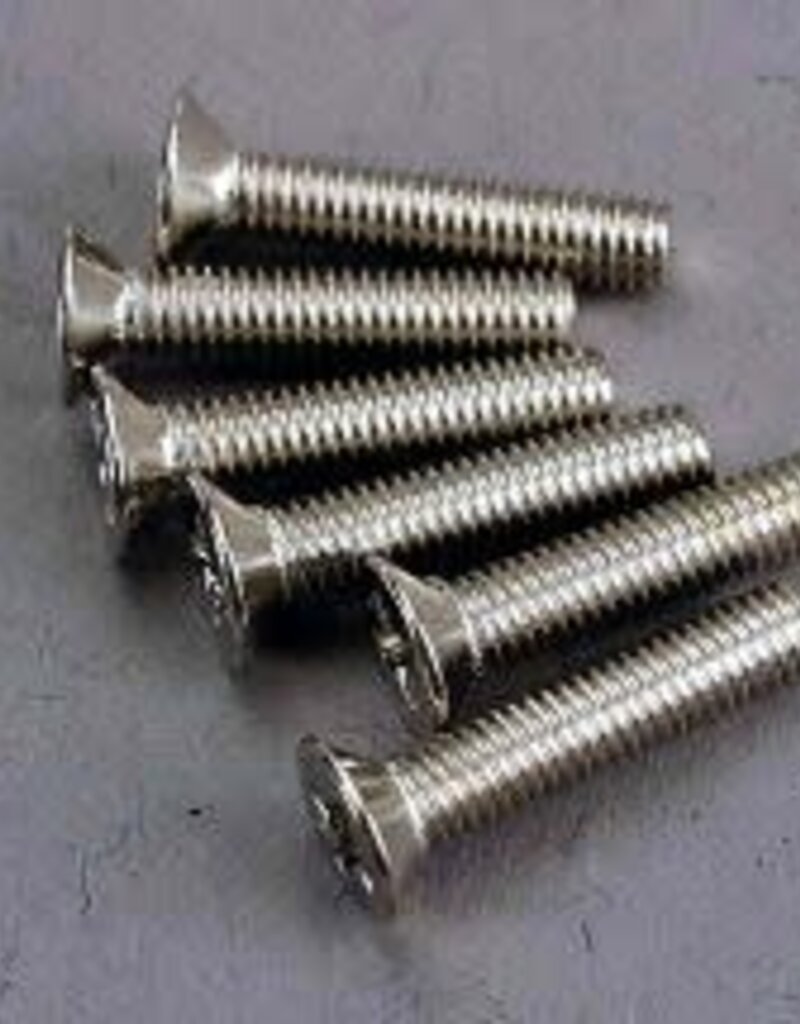 Traxxas 3179 Screws, 3x15mm countersunk machine (6)