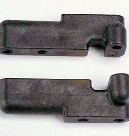 Traxxas 4918 Servo mounts, steering/ shift (f&r) (black)