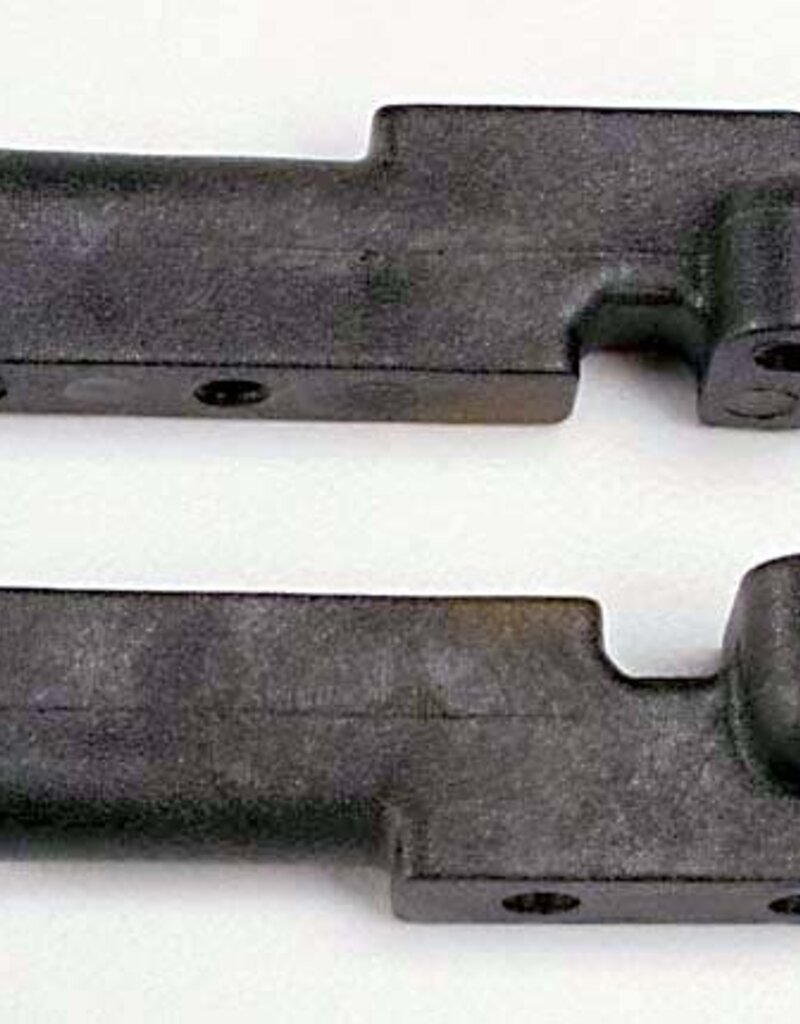 Traxxas 4918 Servo mounts, steering/ shift (f&r) (black)