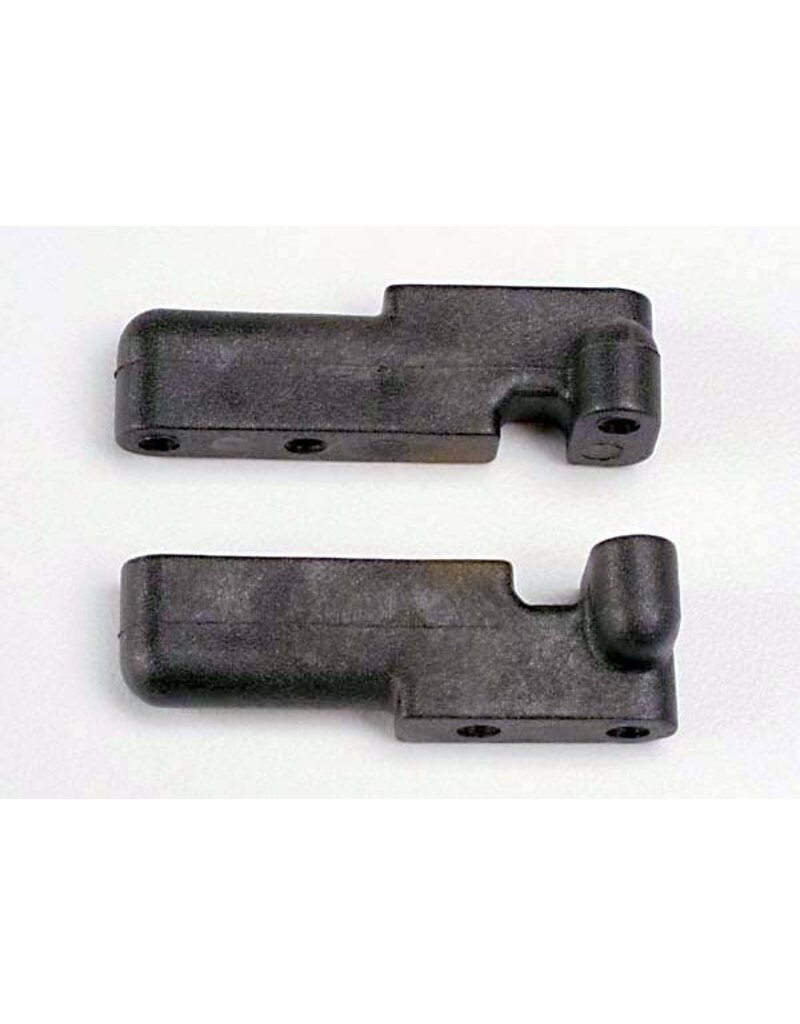 Traxxas 4918 Servo mounts, steering/ shift (f&r) (black)