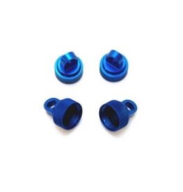 ST2267B  Alum Upper Shock Caps, Blue, TRX