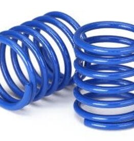 Traxxas 8362X Spring, shock (blue) (3.7 rate) (2)
