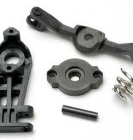 Traxxas 5344 Steering arm (upper & lower)/ servo saver/ servo saver spring/ steering arm shaft