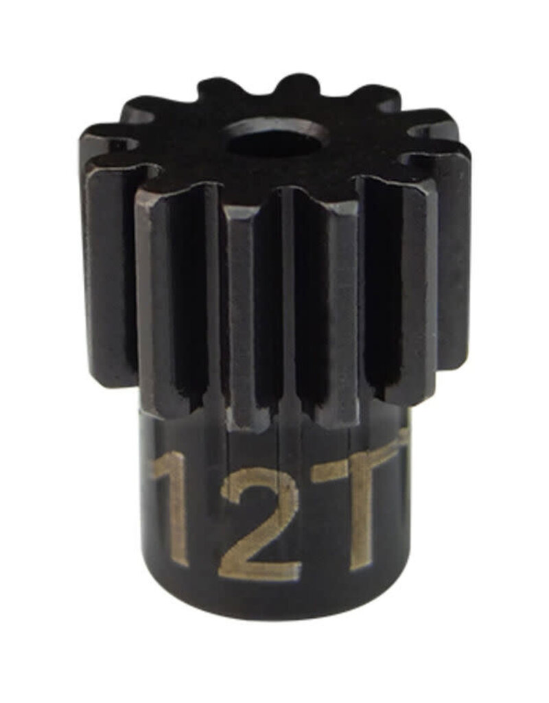 Hot Racing HRASDMD12M06	 Steel Pinion Gear 12T .6 Module 2mm Shaft