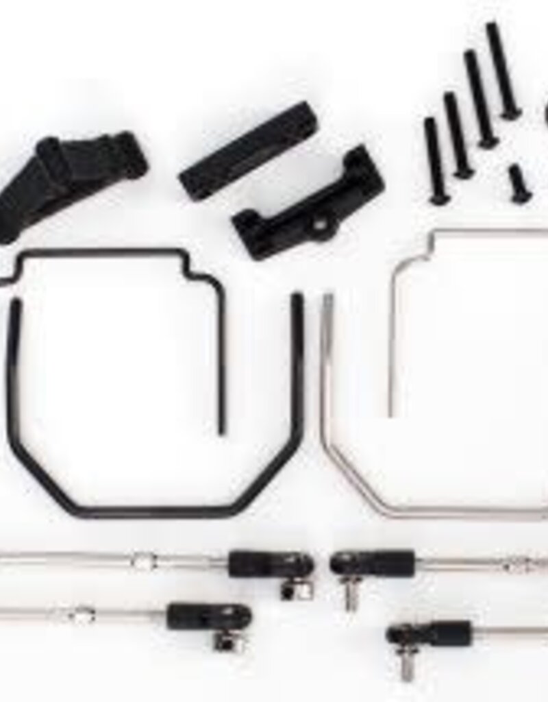 Traxxas 5498 Sway bar kit, Revo? (front and rear) (includes thick and thin sway bars and adjustable linkage) (requires part #5411 to install rear bumper)