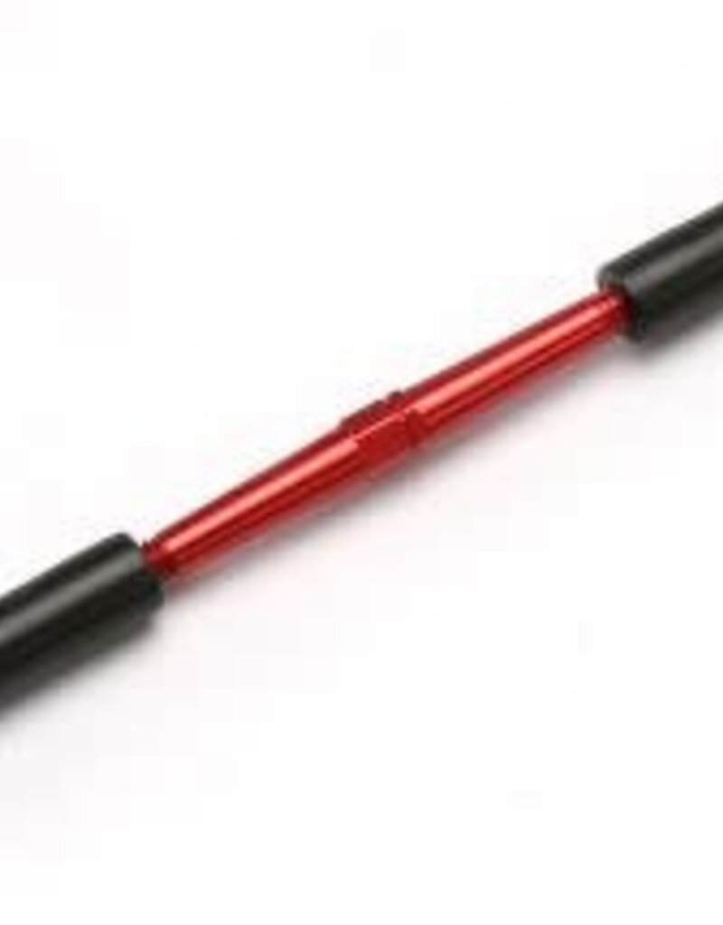 Traxxas 5595 Turnbuckle, aluminum (red-anodized), front toe link, 61mm (1) (assembled with rod ends and hollow balls) (see part 5539X for complete set of Jato aluminum turnbuckles)