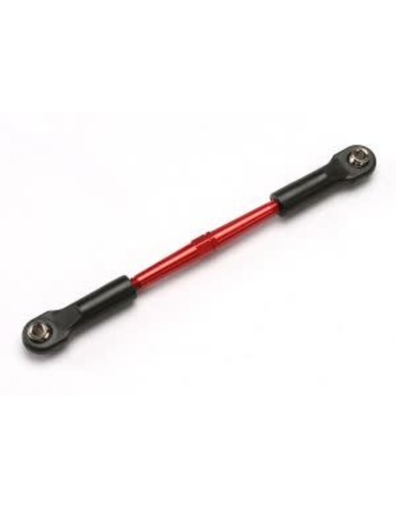 Traxxas 5595 Turnbuckle, aluminum (red-anodized), front toe link, 61mm (1) (assembled with rod ends and hollow balls) (see part 5539X for complete set of Jato aluminum turnbuckles)
