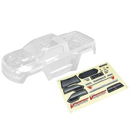 Arrma ARAC3328 1/10 Bodyshell with Decals, Clear : GRANITE