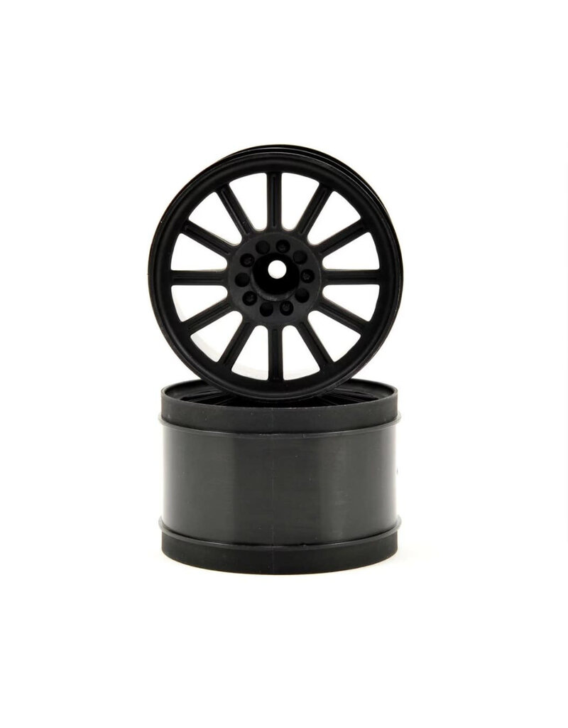 jconcepts JConcepts 3340B 12mm Hex Rulux 2.8" Front Wheel (2) (Black)
