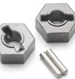 Traxxas 4954R Wheel hubs, hex (steel)