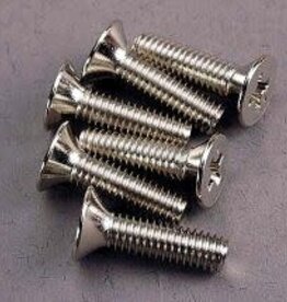 Traxxas 3167 Screws, 4x15mm countersunk machine (6)