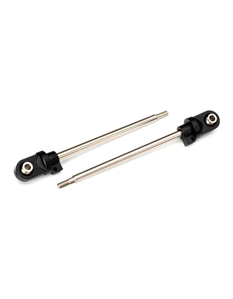 Traxxas 7763 - Shaft, GTX shock, 110mm (assembled with rod ends & hollow balls) (steel, chrome finish) (2)