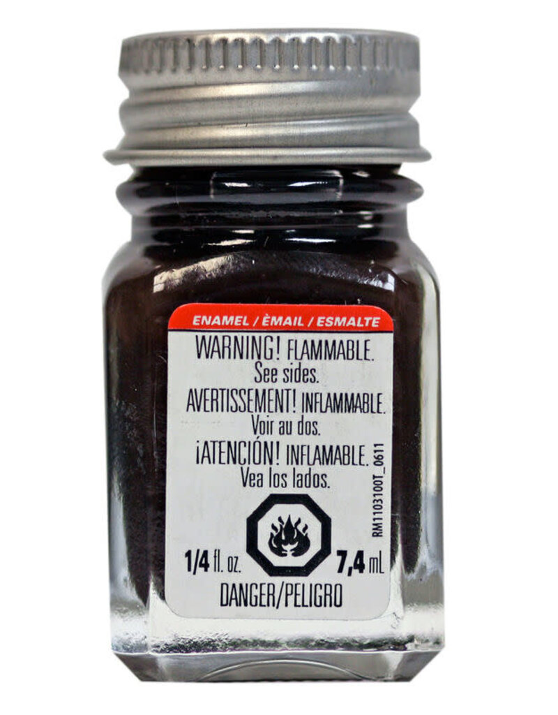 TESTORS 1183T Flat Rubber 1/4 oz PAINT - ENAMEL