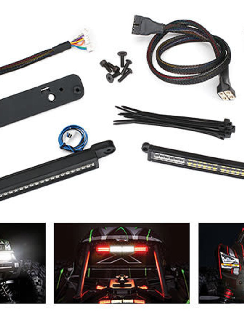 Traxxas 7885 LED light kit, complete (includes #6590 high-voltage power amplifier)
