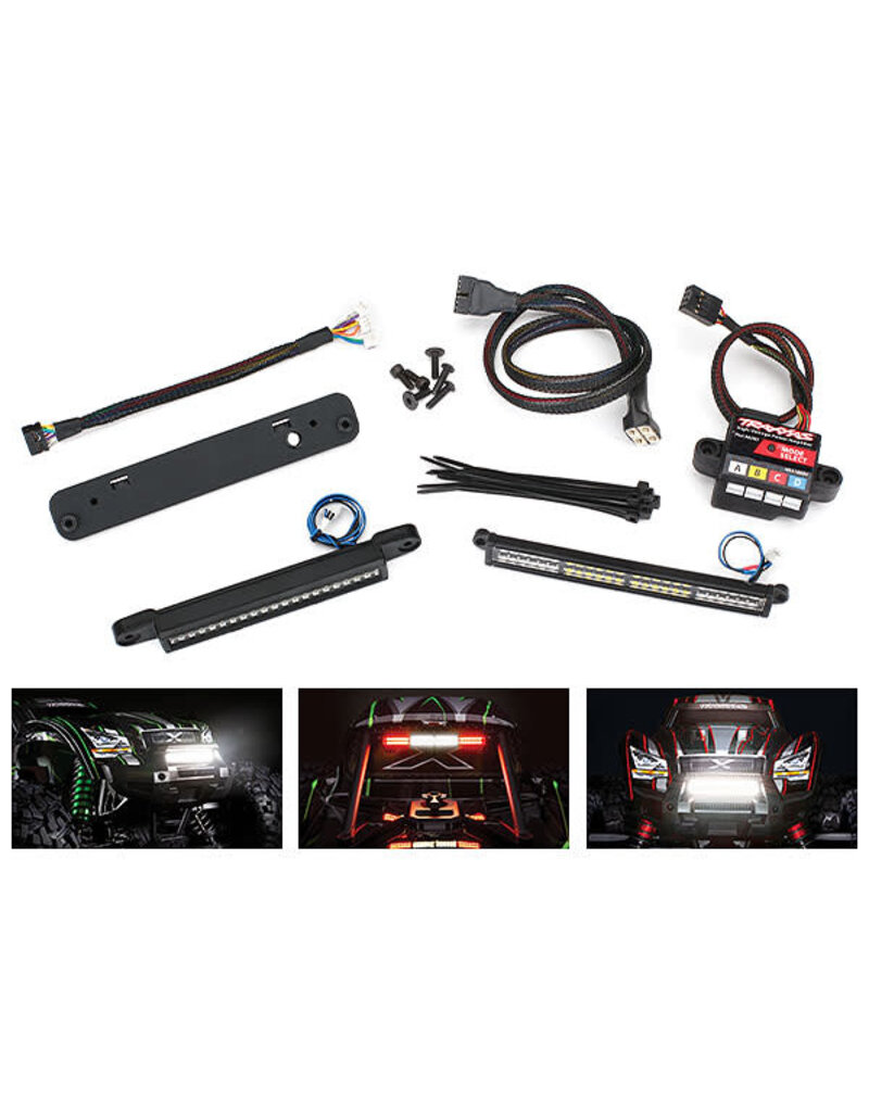 Traxxas 7885 LED light kit, complete (includes #6590 high-voltage power amplifier)