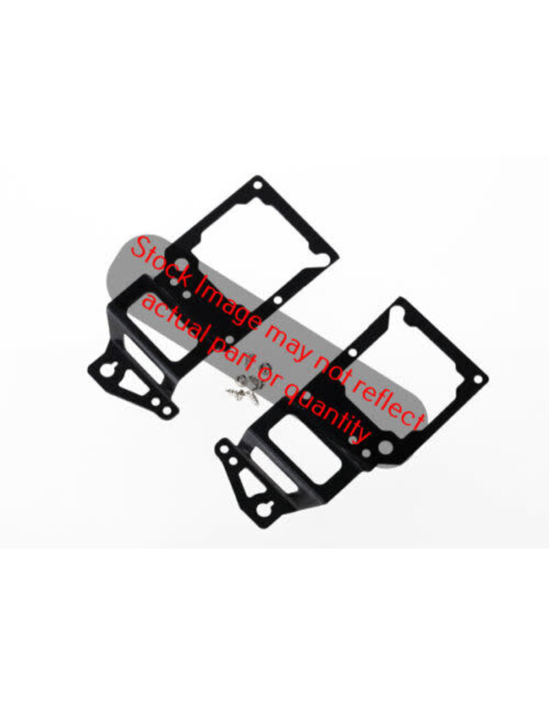 laTrax 6333 Main frame, side plate, inner (2) (black-anodized) (aluminum)/ screws (6)