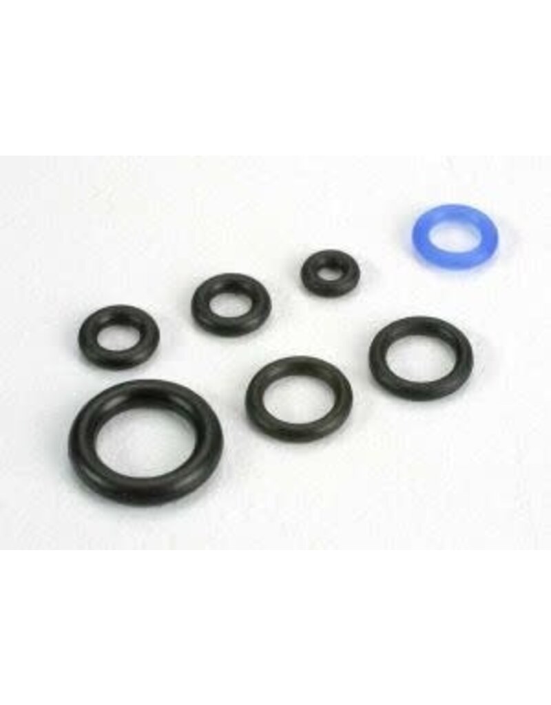 Traxxas 4047 O-ring set: for carb base/ air filter adapter/high-speed needle (2)/ low-speed spray bar (2)