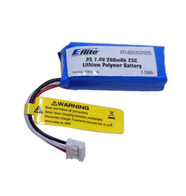 eflite efls2002s25 E-flite 200 MAH 7.4 V Lipo 25C