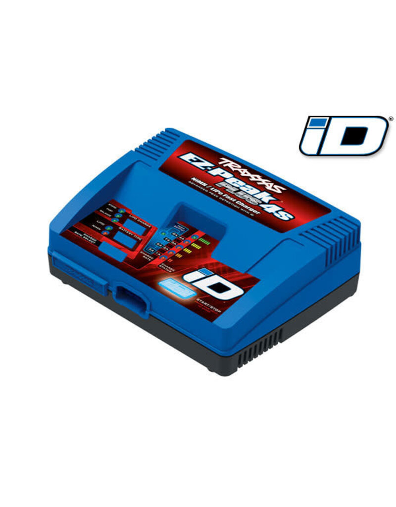 Traxxas 2981 - Charger, EZ-Peak® Plus 4s, 8 amp, NiMH/LiPo with iD® Auto Battery Identification