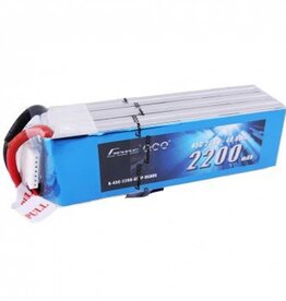 Gens Ace GEA22006S45E3	 2200mAh 22.2V 45C 6S1P Lipo Battery Pack with EC3