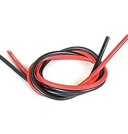 Deans WSDPN1413	 3' Red Black 12 Gauge Wet Noodle