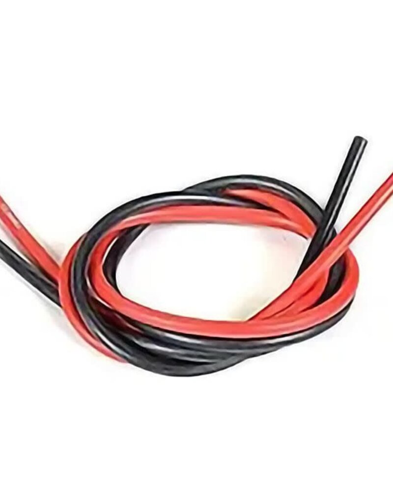 Deans WSDPN1413	 3' Red Black 12 Gauge Wet Noodle