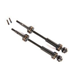 Traxxas 9052x Driveshafts, rear, steel-spline constant-velocity (complete assembly) (2)