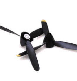 Rage R/C RGRA1329	3-Blade Propeller & Spinner Set (2); Spitfire