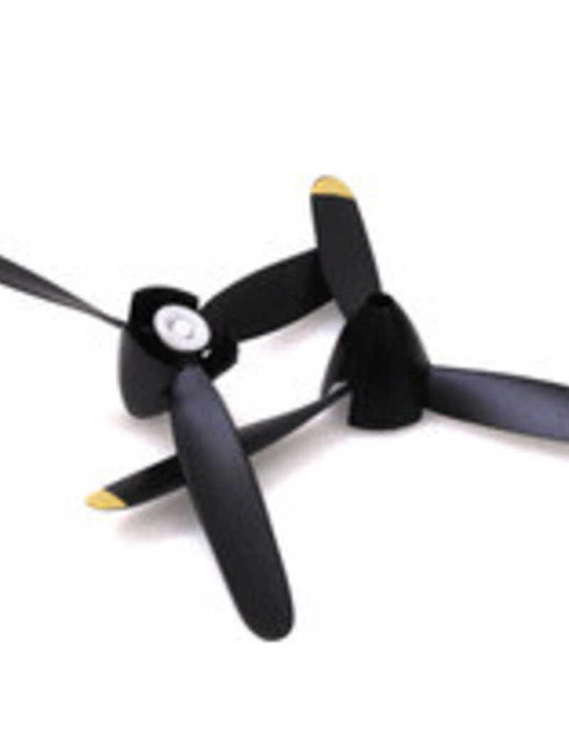 Rage R/C RGRA1329	3-Blade Propeller & Spinner Set (2); Spitfire