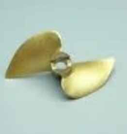 Octura Octura X442 3/16 Shaft Left Hand Beryl. Copper Diameter: 1.65" (42mm) Total Pitch: 1.4x1.65=2.310"